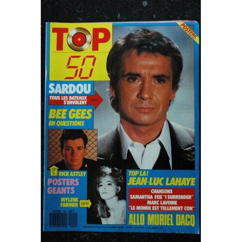 Top 50 094 1987 12 Sardou Bee Gees Rick Astley Mylene Farmer Muriel Dacq Lahaye Jean-Luc