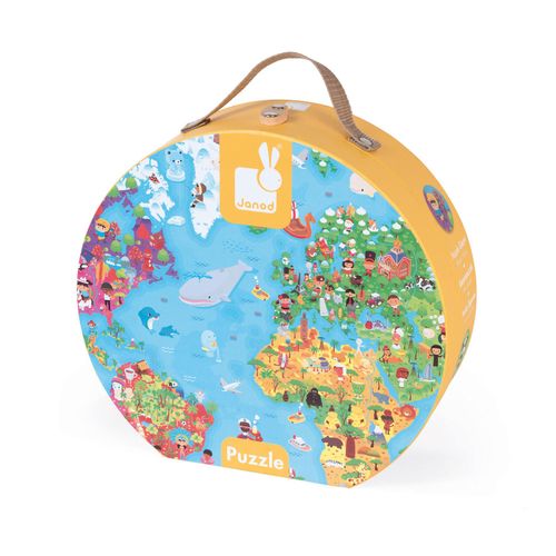 Puzzles Valise Puzzle Géant Monde 300 Pcs