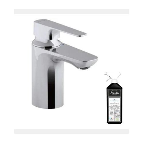Mitigeur lavabo Aleo+ avec tirette + nettoyant Briochin