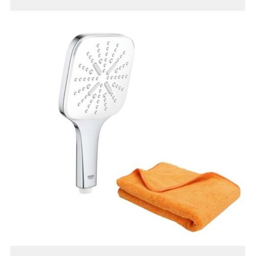 Grohe - Pommeau de douche GROHE Quickfix Vitalio Smartactive 130 Cube 3 jets + microfibre - Rose