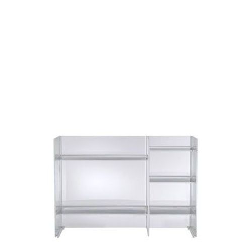 Kartell - Étagère Sound-Rack - Verre Clair - Transparent