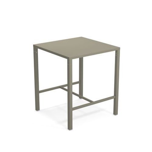 Emu - Table Mange-Debout Nova Carrée - Gris/Vert - 90 X 90 Cm - Gris