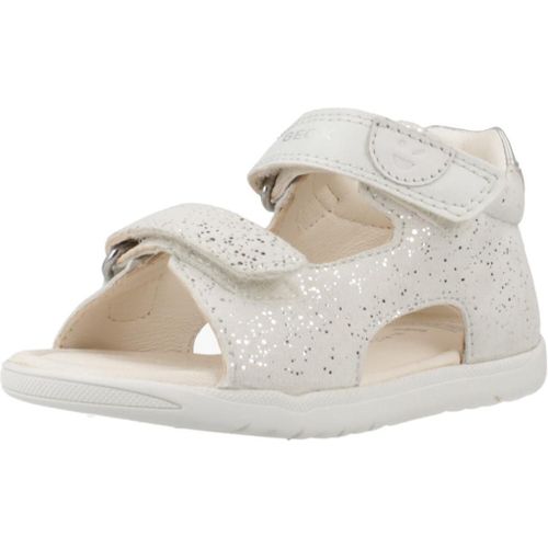 Chaussures Geox B Sandal Macchia Gir Colour Blanc
