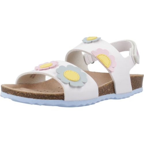 Chaussures Geox J Adriel Girl Colour Blanc