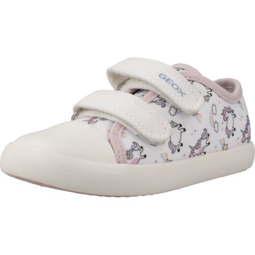 Chaussures Geox B Gisli Girl Colour Blanc