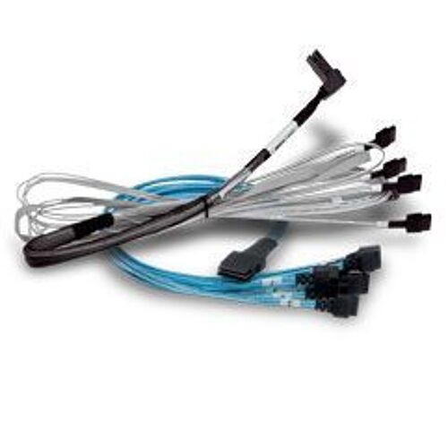 Broadcom U.2 Enabler - Câble interne SAS - SFF-8643 (M) pour OCuLink (SFF-8612) (M) - 1 m