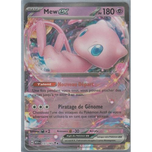 Carte Pokémon - Mew Ex - 151/165 - Ultra-Rare - Ev3,5 - 151