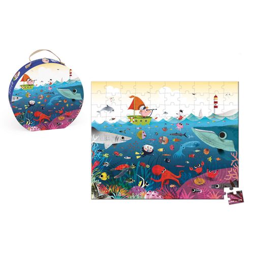 Puzzles Valisette Puzzle Sous-Marin 100 Pcs
