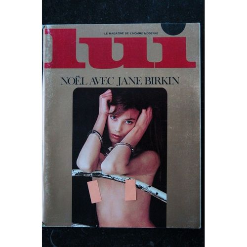 Lui 131 Decembre 1974 Cover Jane Birkin Entierement Nue Toall Taly Nude Serge Gainsbourg Interview Jean Gabin