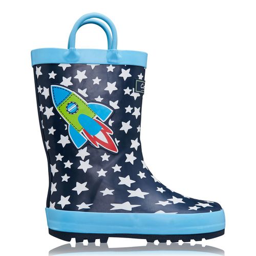 Chaussures Cotswold Sprinkle Bottes De Pluie Imprimées En Caoutchouc Enfant Rocket
