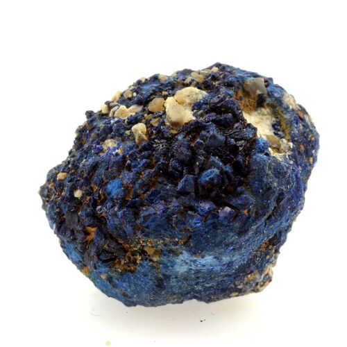 Chessylite ( Azurite ). 133.3 Ct. Chessy-Les-Mines, Rhône, France. Rare.