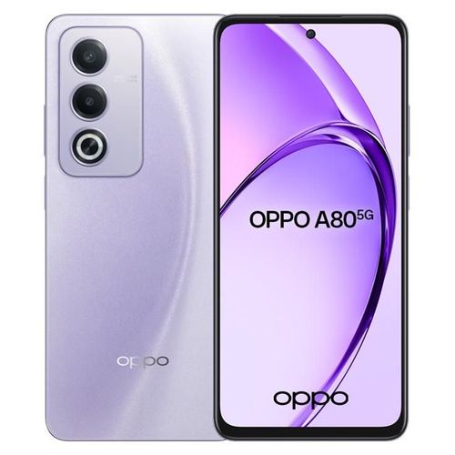 OPPO A80 5G 16,9 cm (6.67") Double SIM Android 14 USB Type-C 8 Go 256 Go 5100 mAh Violet