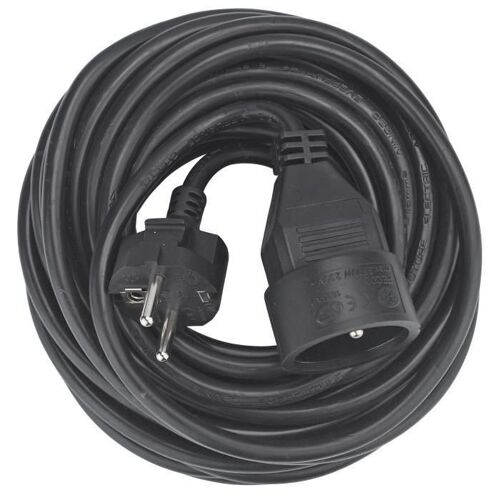 DEBFLEX Rallonge 10 m 16 A noir