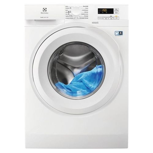 Machine à laver hublot Electrolux TimeCare 500 EW5F8512AB - 59.6x57.6x84.7 cm (lxpxh) - 53 litres - 8 kg - 1200 tours/min