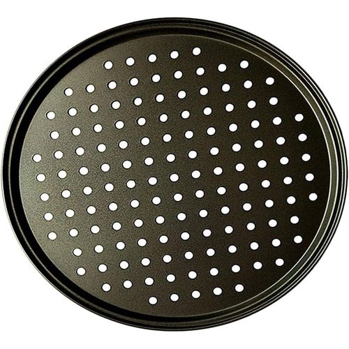 Johnhold Sweet Poêle À Pizza Punch Acier Au Carbone Plat Four Perforé Multi-Usages Plaque À Pizza Anti-Adhérent Plaques À Pizza Utilisée Pour Pâtisserie La Pizza Le Gâteau Les Sandwichs Saucisse Galettes