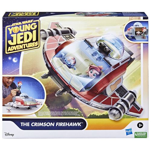 HASBRO Star Wars Les Aventures des Petits Jedi  The Crimson Firehawk