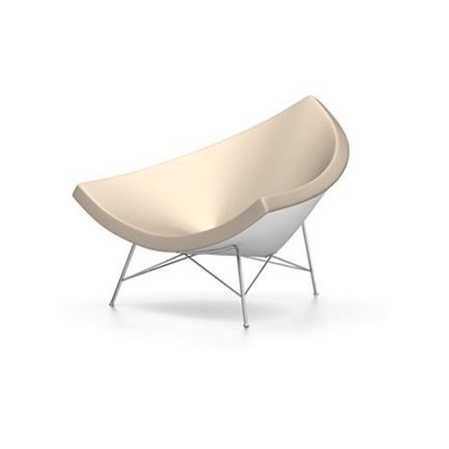 Vitra - Coconut Chair - Cuir Sable  - Beige