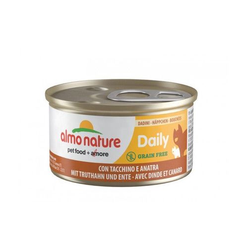 Pâtée Pour Chat Almo Nature Daily Menu - Lot 6 Boîtes 85 G Morceaux De Boeuf