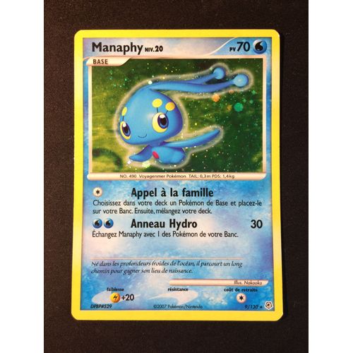Manaphy 9/130 Holo Set D&p Diamant Et Perle Fr