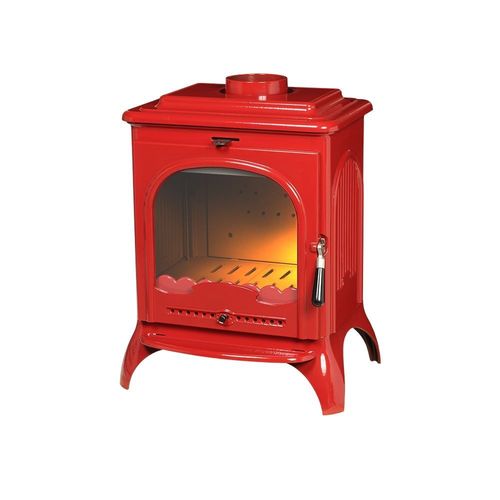 POÊLE À BOIS INVICTA SEVILLE 2 ROUGE