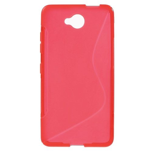 Housse Coque Souple En Gel Rouge Pour Microsoft Lumia 650