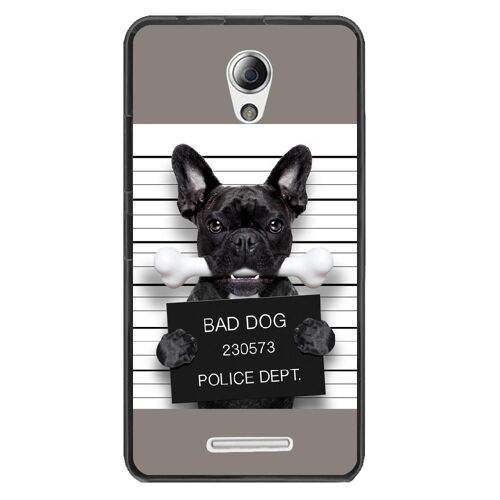 Coque Souple Pour Lenovo B Avec Impression Motifs Bulldog Prisonnier Os