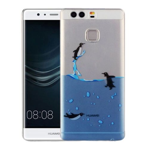 Coque Souple Motif Pingouins Pour Huawei P9
