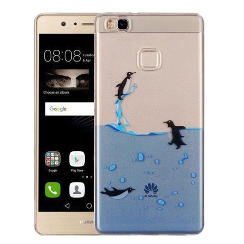 Coque Souple Motif Pingouins Pour Huawei P9-Lite