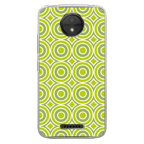 Coque Souple Pour Motorola Moto C Plus Avec Impression Motifs Retro 6