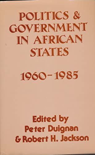 Politics And Government In African States