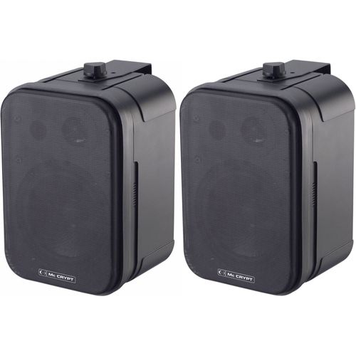 Mc Crypt Control Moniteur actif 13 cm 5 pouces 30 W 1 Paire