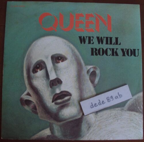 Queen . We Will Rock You . We Are The Champion . ( Label Vert )