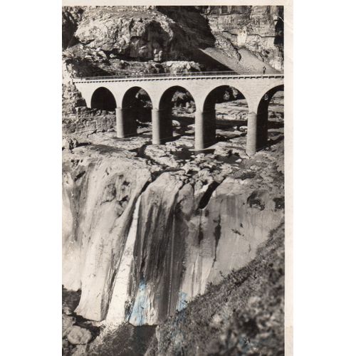 Cpa Ecrite Le 9 Juillet 1949 - N° 30 - Constantine - Algerie - Le Pont Des Cascades -Editions Jomones - 14 Cm X 9 Cm