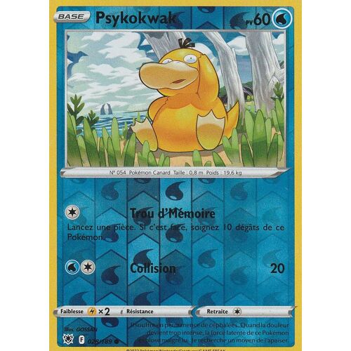 Carte Pokemon - Psykokwak - 028/189 - Reverse - Eb10 - Astres Radieux -