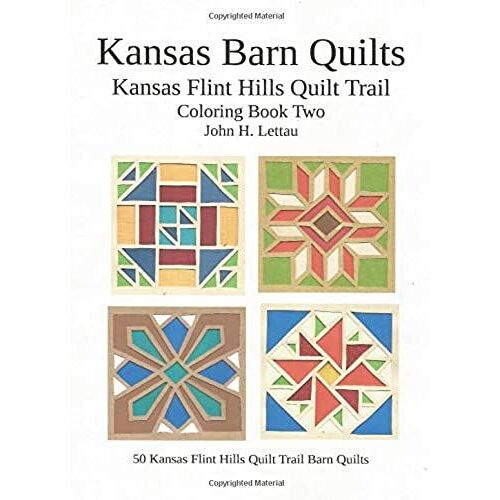 Kansas Barn Quilts Coloring Book Two