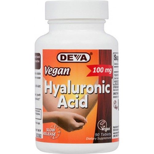 Vegan Hyaluronic Acid 100 Mg (90 Tablets) - Deva 