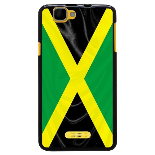 Coque Souple en gel noir pour Wiko Rainbow avec impression Motifs drapeau de la