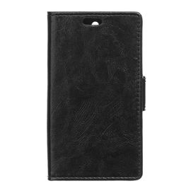 Etui Type Portefeuille Noir Pour Asus Zenfone Selfie Rabat Latéral Articulé Fo