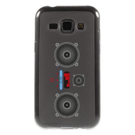 Coque Souple Pour Samsung Galaxy J1 Sm-J100f Avec Impression Motifs Lecteur Mp3