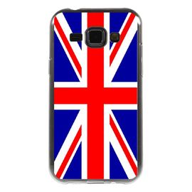 Coque Souple Pour Samsung Galaxy J1 Sm-J100f Avec Impression Motifs Union Jack