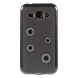 Coque Souple Pour Samsung Galaxy J1 Sm-J100f Avec Impression Motifs Impacts De B