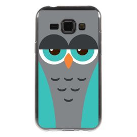 Coque Souple Pour Samsung Galaxy J1 Sm-J100f Avec Impression Motifs Chouette End