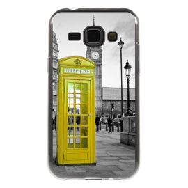 Coque Souple Pour Samsung Galaxy J1 Sm-J100f Avec Impression Motifs Cabine Té
