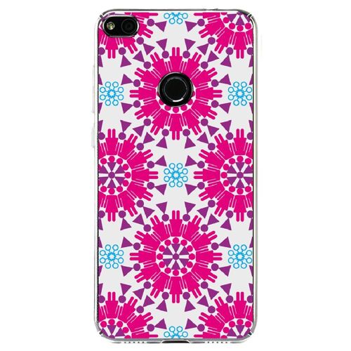 Coque Souple Pour Huawei P8 Lite 2017 Avec Impression Motifs Ronds En Forme De B