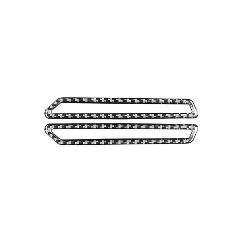 Pour 2015-2023 Voiture En Fibre De Carbone A-Pillar Air Outlet Vent Cover Sticker Accessoires, 2pcs