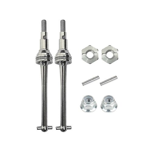 Arbre De Traction Avant En Métal Cvd Et 12mm Roue Hex Pour Go H16 16207 16208 16209 16210 1/16 Rc Car Upgra