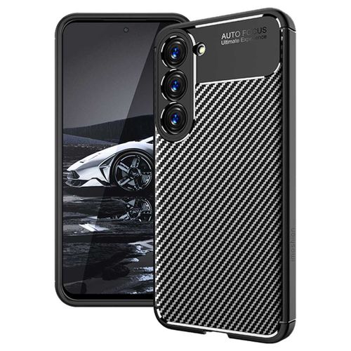 Imoshion Coque Silicone Carbon Samsung Galaxy S23 Plus Noir