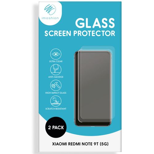 Imoshion Protection D'écran En Verre Trempé 2 Pack Redmi Note 9t (5g)