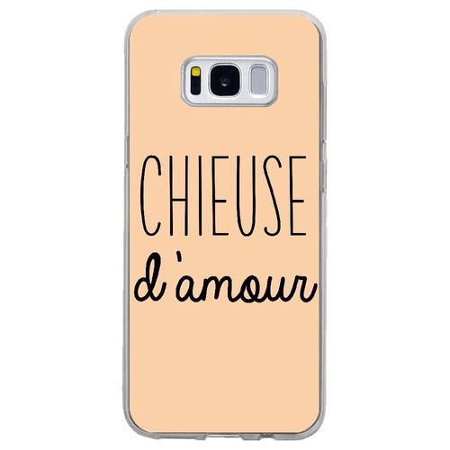 Coque Souple Pour Samsung Galaxy S8 Avec Impression Motifs Chieuse D'amour Beige