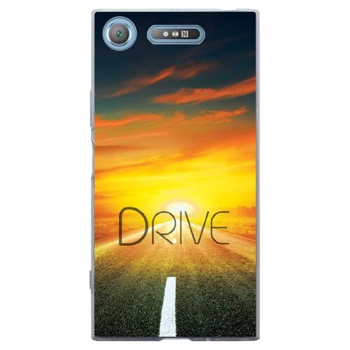 Coque Souple Pour Sony Xperia Xz1 Avec Impression Motifs Drive